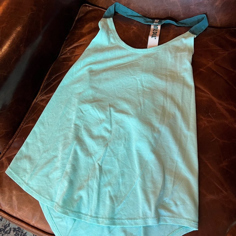 Nike blue/teal tank top